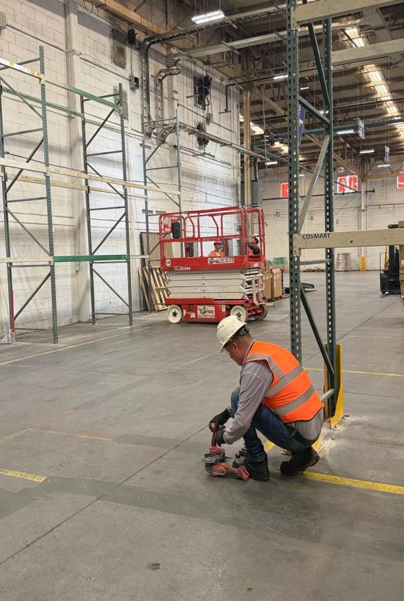 Desmantelamiento de racks industriales