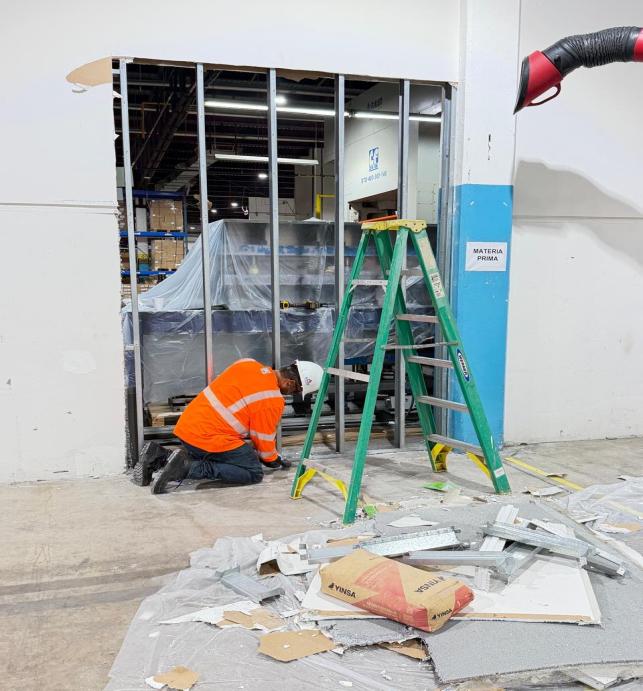 Adecuaciones de muro block — G. Monte Industrial Solutions